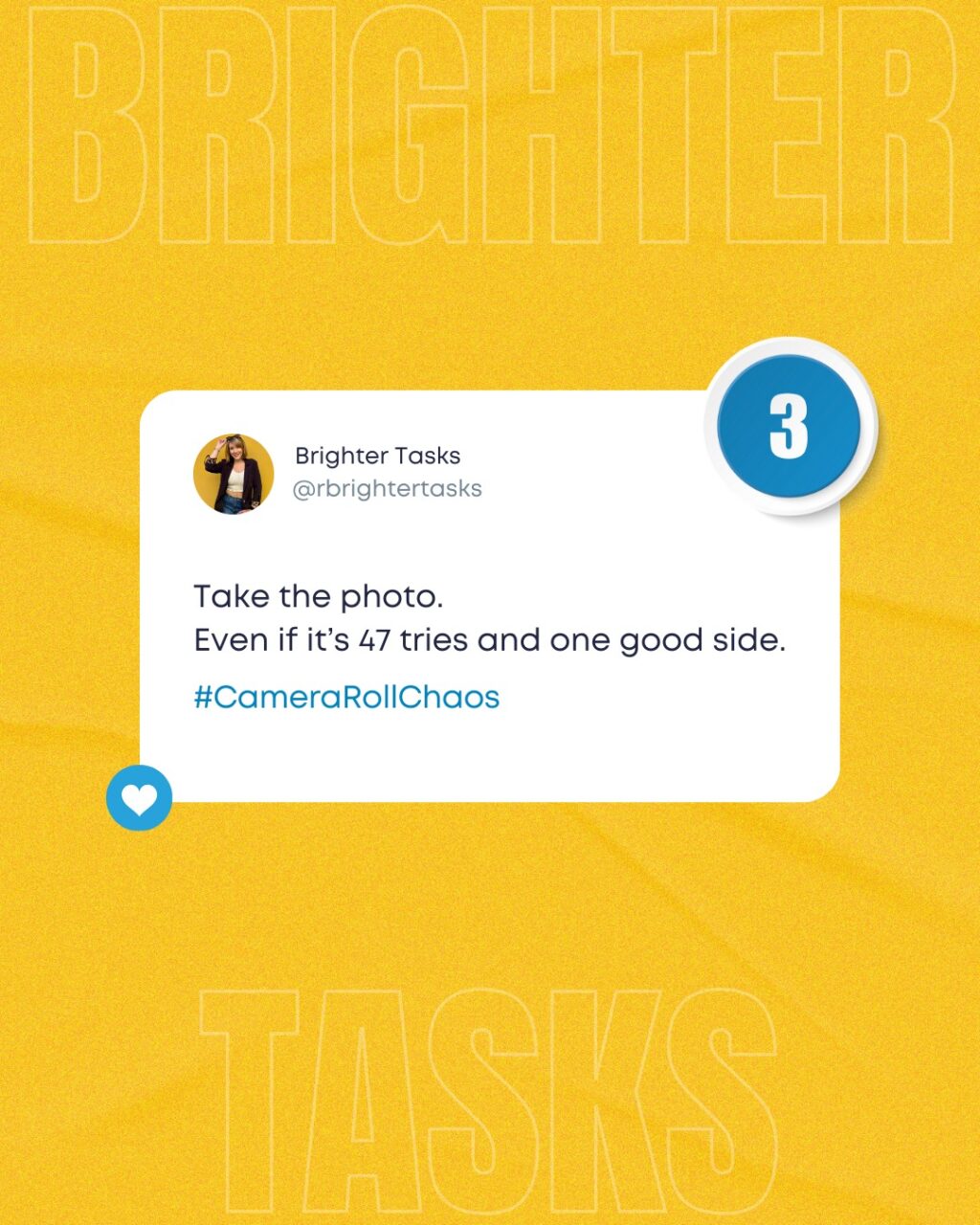 Instagram post from brightertasks. This post is in position 3.